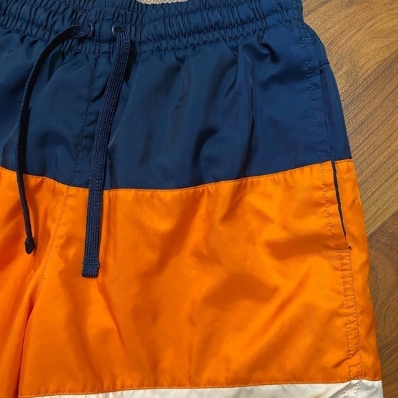 NIKE tri tone color block classic mesh lined swim trunks swimming summer Small - Picture 15 of 16